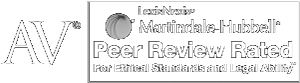 Lexis Nexis | AV | Martindale-Hubbell Peer Review Rated For Ethical Standards and Legal Ability